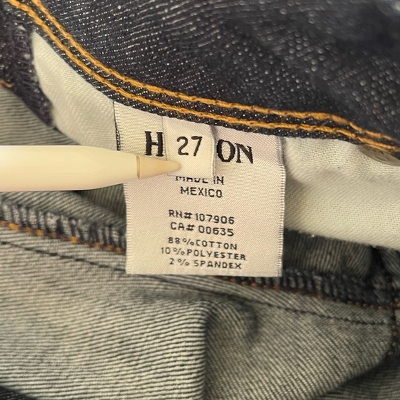 Hudson Dark Wash Colin Flap Skinny Jeans - Picture 13 of 15